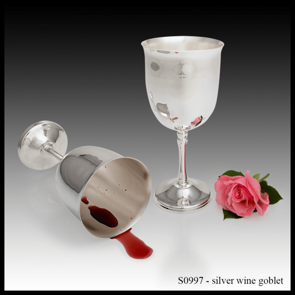 S0997 Silver Wine Goblet-min