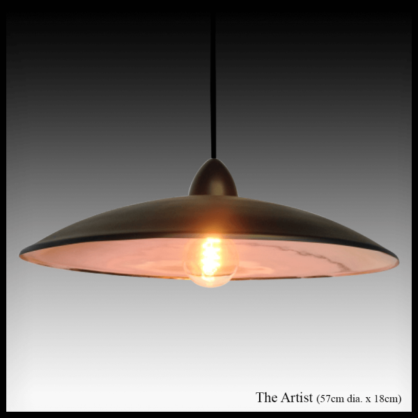 The Artist pendant copper light shade